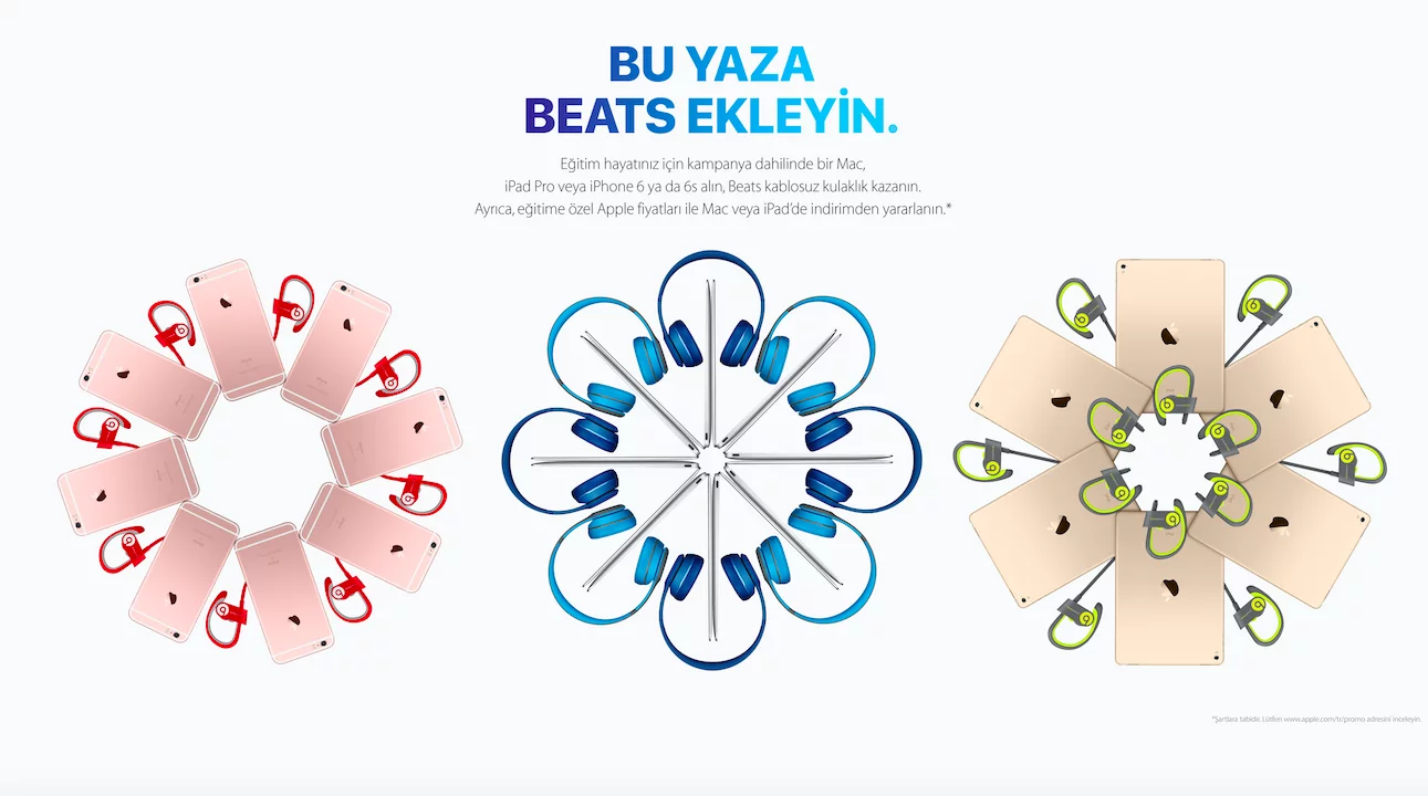Apple'dan Bu Yaza Beats Ekleyin kampanyası