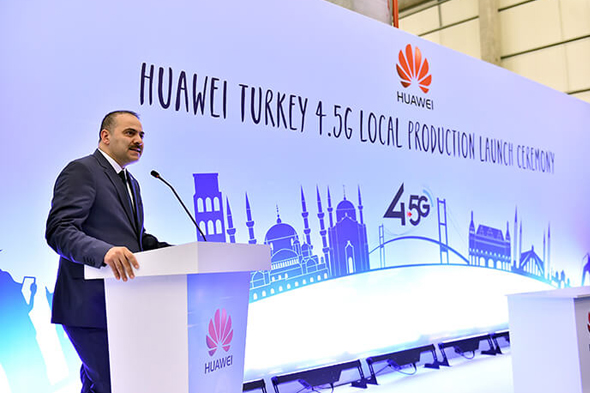 BTK, Huawei'nin 4.5G tesisi açılışına katıldı