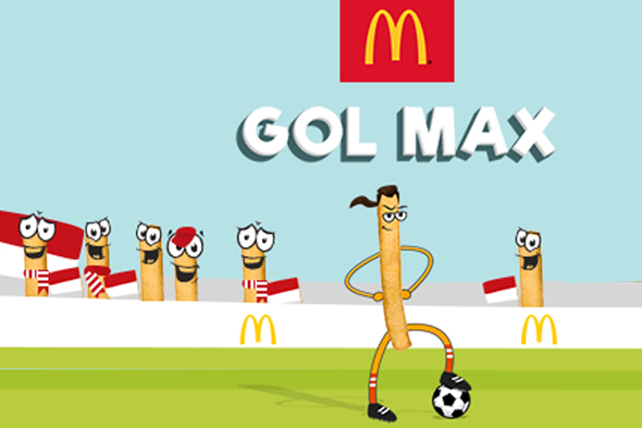 McDonald’s için eğlenceli oyun: Gol Max Çift Ekran