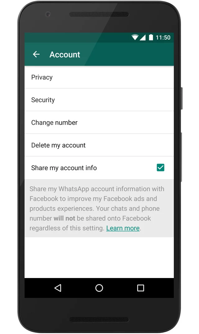 whatsapp bilgi paylaşımı