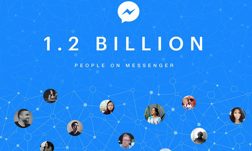 Facebook Messenger 1,2 milyar aylık aktif kullanıcıya ulaştı