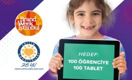 Brand Week Istanbul'dan uzaktan eğitime erişemeyen çocuklara tablet desteği