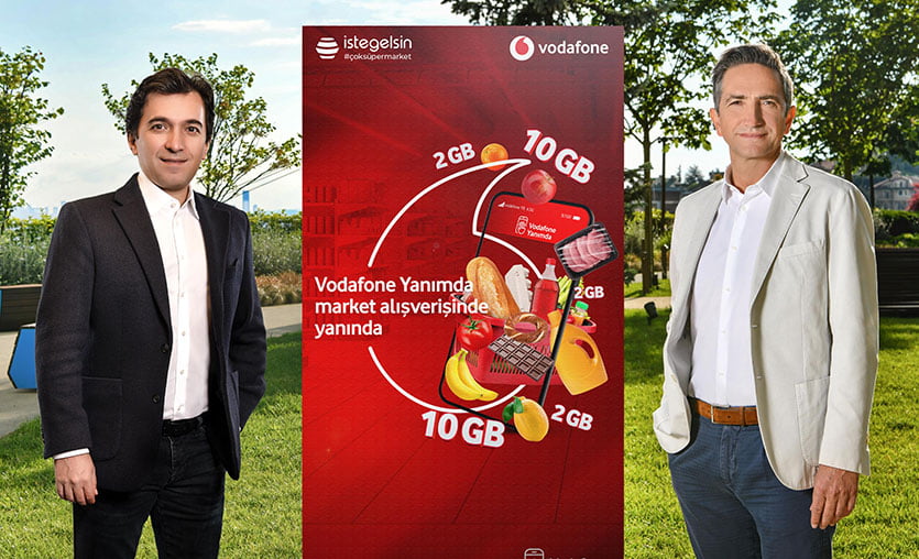 Vodafone, istegelsin işbirliğiyle online market dünyasına girdi: Süpermarket Yanımda